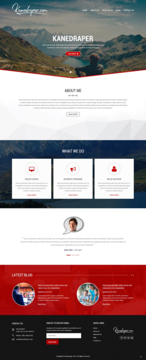Web Design by pb for this project | Design: #15555578