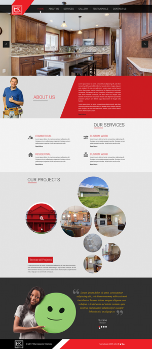 Web Design by Anooshaa for Marc Keesler Homes, LLC | Design: #15809710
