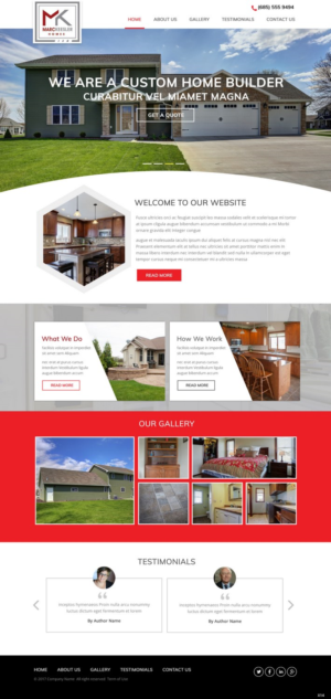 Web Design by pb for Marc Keesler Homes, LLC | Design: #15555625