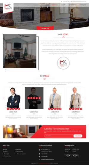 Web Design by sakshiinfoway for Marc Keesler Homes, LLC | Design: #15614587