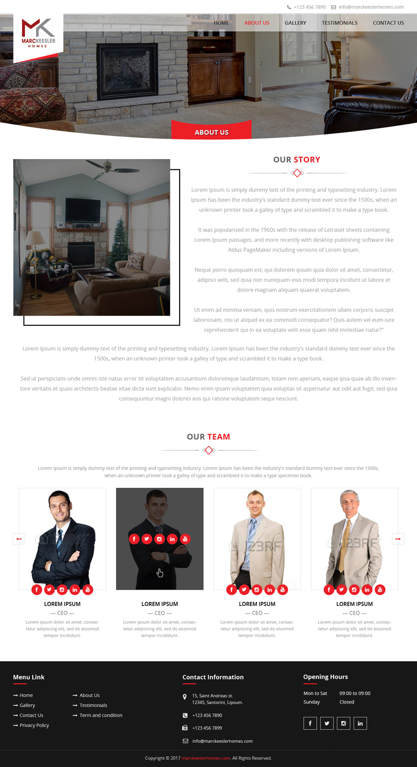 Diseño Web por sakshiinfoway para Marc Keesler Homes, LLC | Diseño #15807291