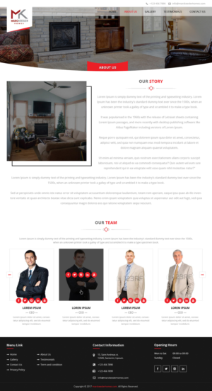 Web Design by sakshiinfoway for Marc Keesler Homes, LLC | Design: #15807291