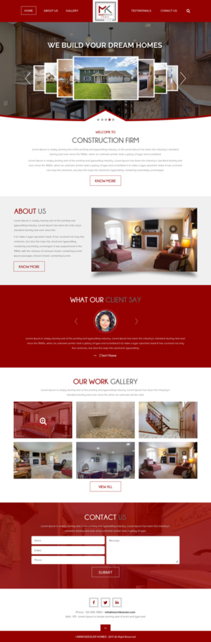 Web Design by rightway for Marc Keesler Homes, LLC | Design: #15639443