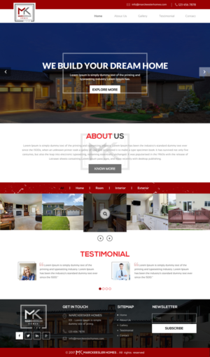 Web Design by rightway for Marc Keesler Homes, LLC | Design: #15639505
