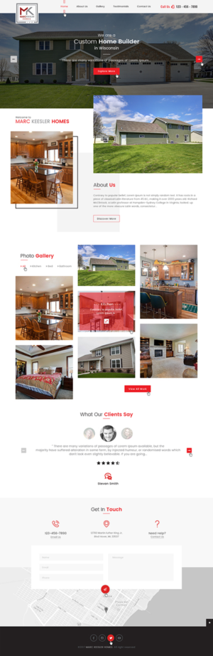 Diseño Web por Ved Web Services para Marc Keesler Homes, LLC | Diseño #15563732