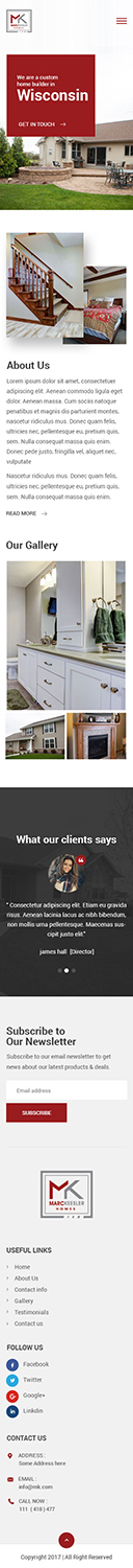 Web Design by syrwebdevelopment for Marc Keesler Homes, LLC | Design: #15585255