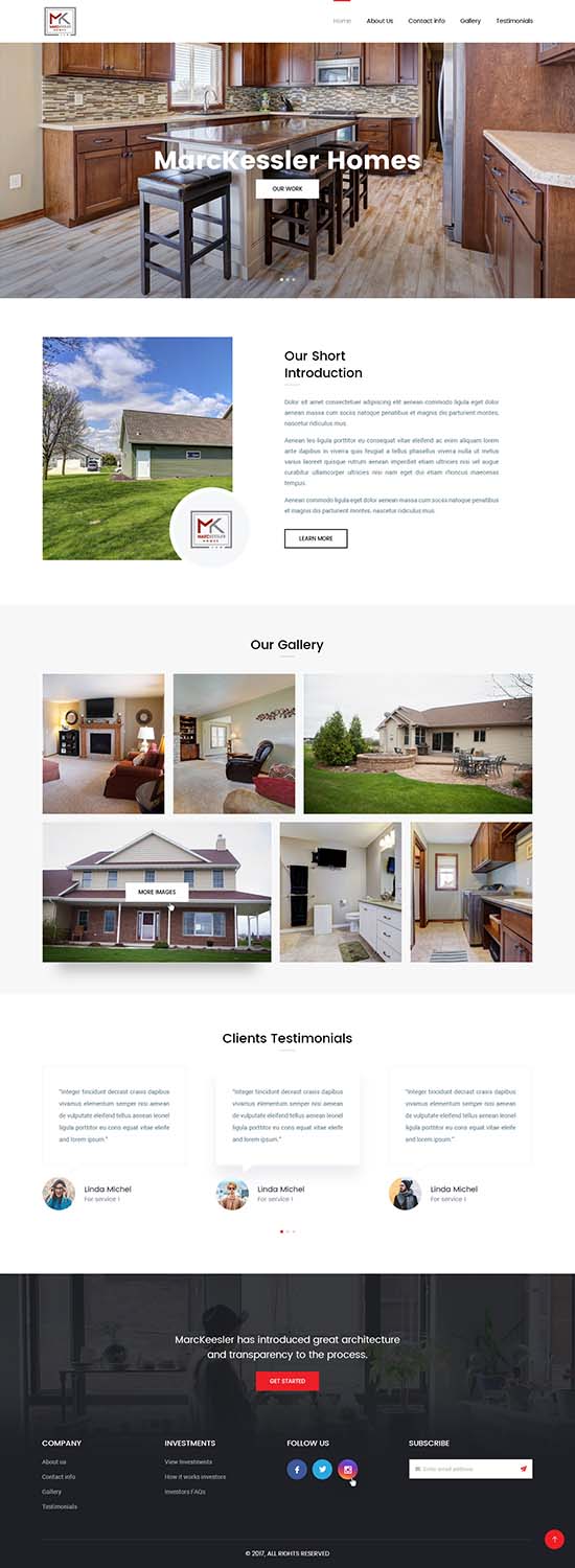 Web Design by nzdesigners for Marc Keesler Homes, LLC | Design #15585211