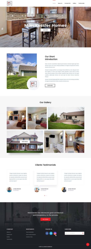 Web Design by nzdesigners for Marc Keesler Homes, LLC | Design #15585211