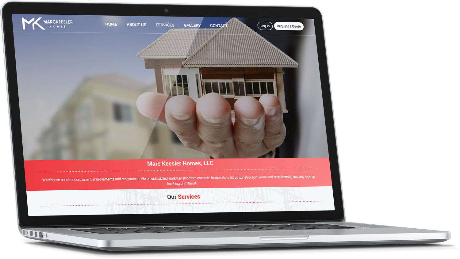Web-Design von cCopilot für Marc Keesler Homes, LLC | Design #15558105