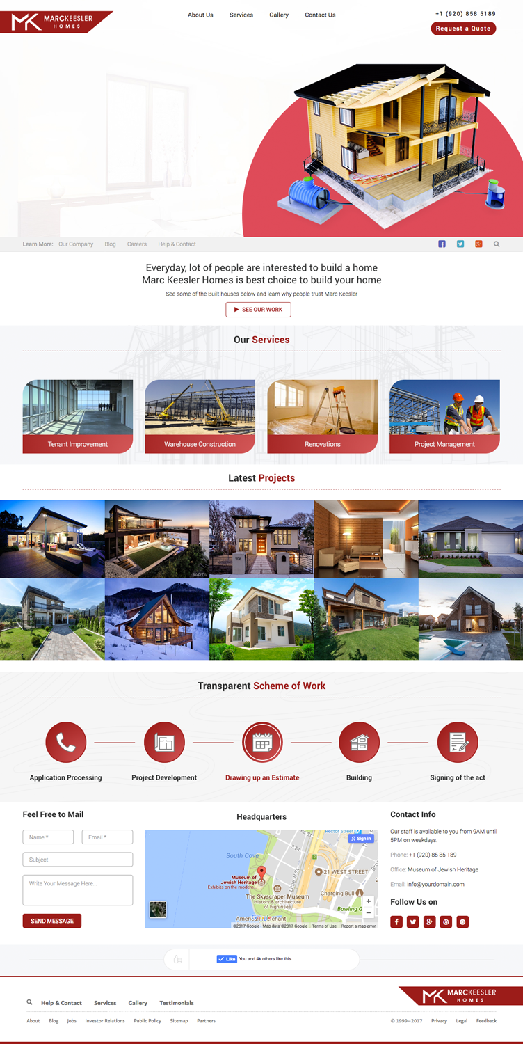 Web Design by cCopilot for Marc Keesler Homes, LLC | Design #15558110