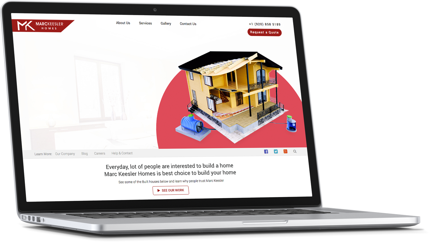 Diseño Web por cCopilot para Marc Keesler Homes, LLC | Diseño #15558111