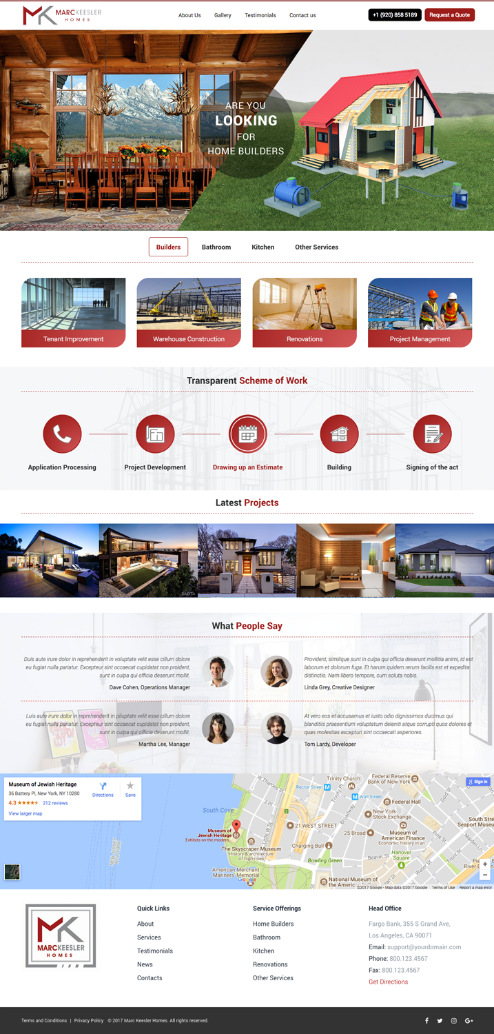 Web Design by cCopilot for Marc Keesler Homes, LLC | Design #15558115