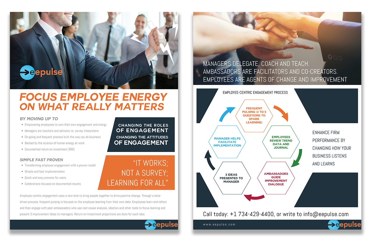 Brochure Design by timelesslogos for eePulse, Inc. | Design #15551532