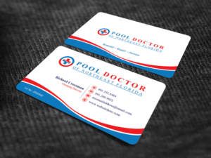 pool doctor of northeast florida business card | Visitenkarten-Design von Sandaruwan