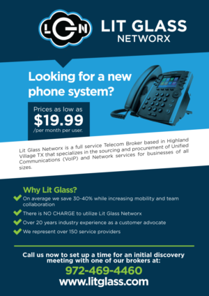 Flyer Design by Sergio Coelho for Lit Glass Networx | Design: #15558376