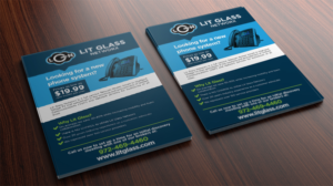 Flyer Design by Sergio Coelho for Lit Glass Networx | Design: #15558378