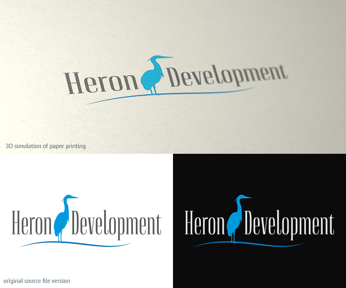 Logo Design by Anthony for Heron Development LLC | Design #2665391