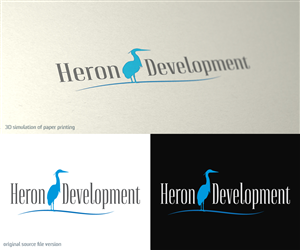 Logo Design by Anthony for Heron Development LLC | Design: #2665391