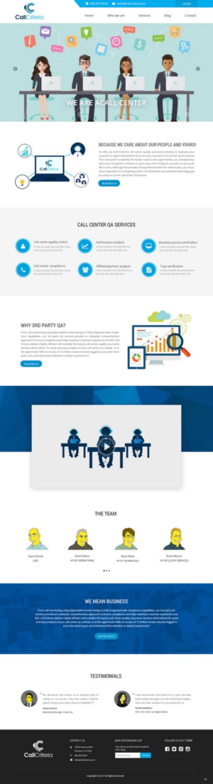 Web Design by pb for Call Criteria | Design: #16376481