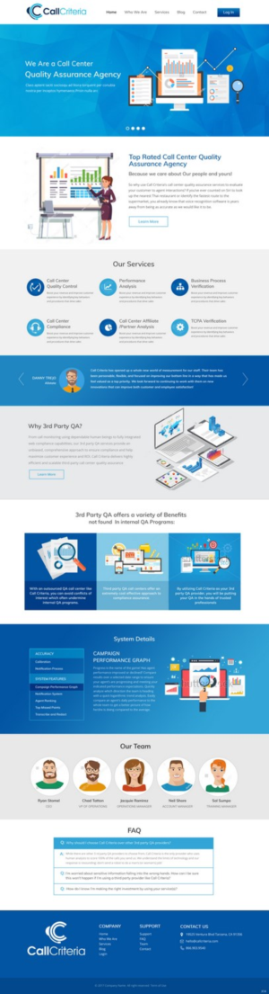 Web Design by pb for Call Criteria | Design: #16376482