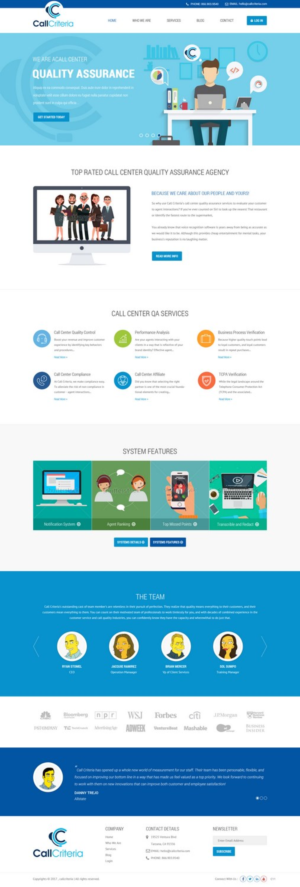 Web Design by pb for Call Criteria | Design: #16376484
