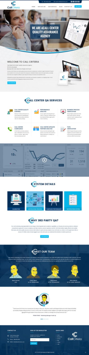 Web Design by pb for Call Criteria | Design: #16376511