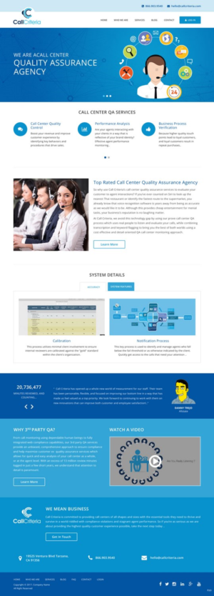 Web Design by pb for Call Criteria | Design: #16376512