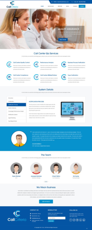 Web Design by pb for Call Criteria | Design: #16376514
