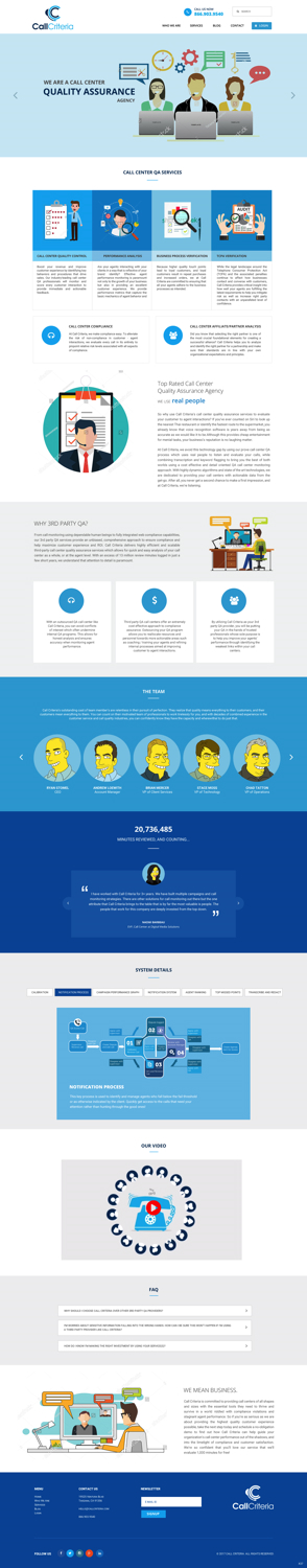 Web Design by pb for Call Criteria | Design: #16395239