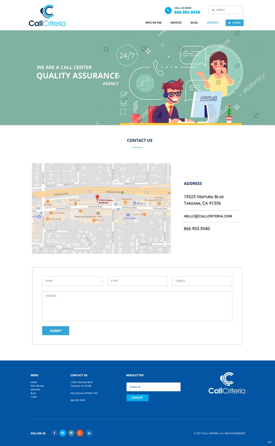 Web Design by pb for Call Criteria | Design #16427210