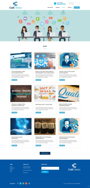 Web Design by pb for Call Criteria | Design: #16427211
