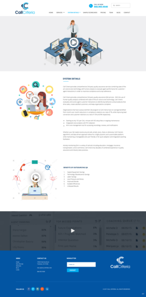Web Design by pb for Call Criteria | Design: #16490265