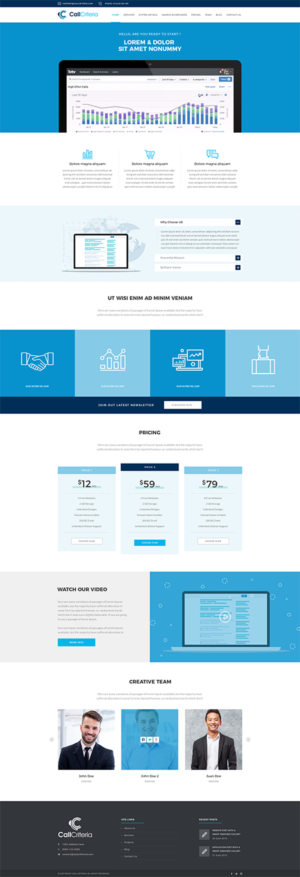 Web Design by NineTwoEleven Media for Call Criteria | Design: #16452182
