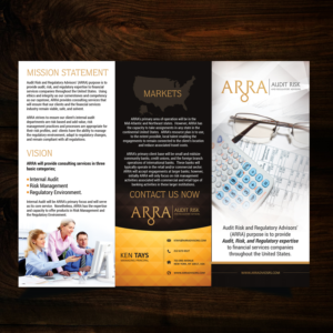 Flyer Design by uk for Audit Risk and Regulatory Advisors | Design: #15553839