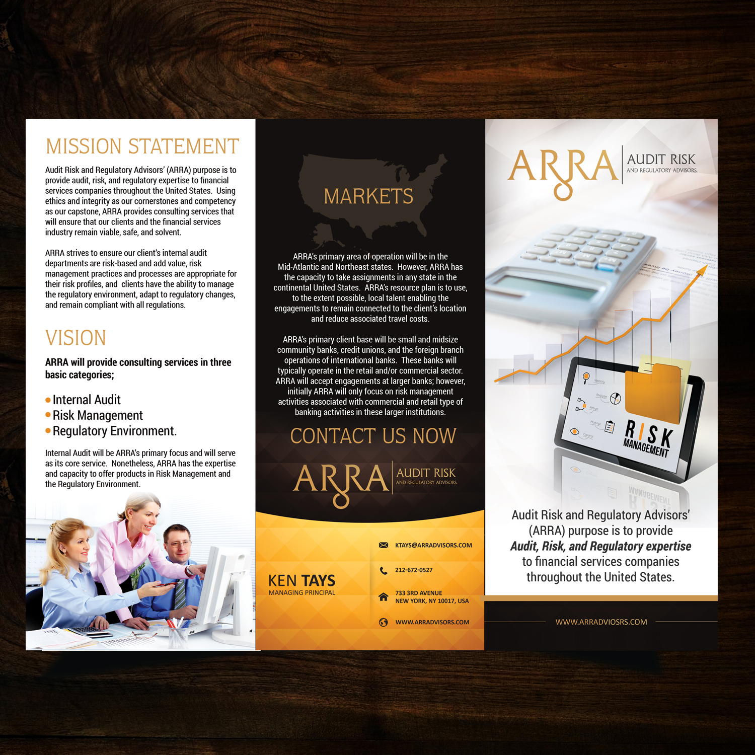 Diseño de Flyer por uk para Audit Risk and Regulatory Advisors | Diseño #15560110