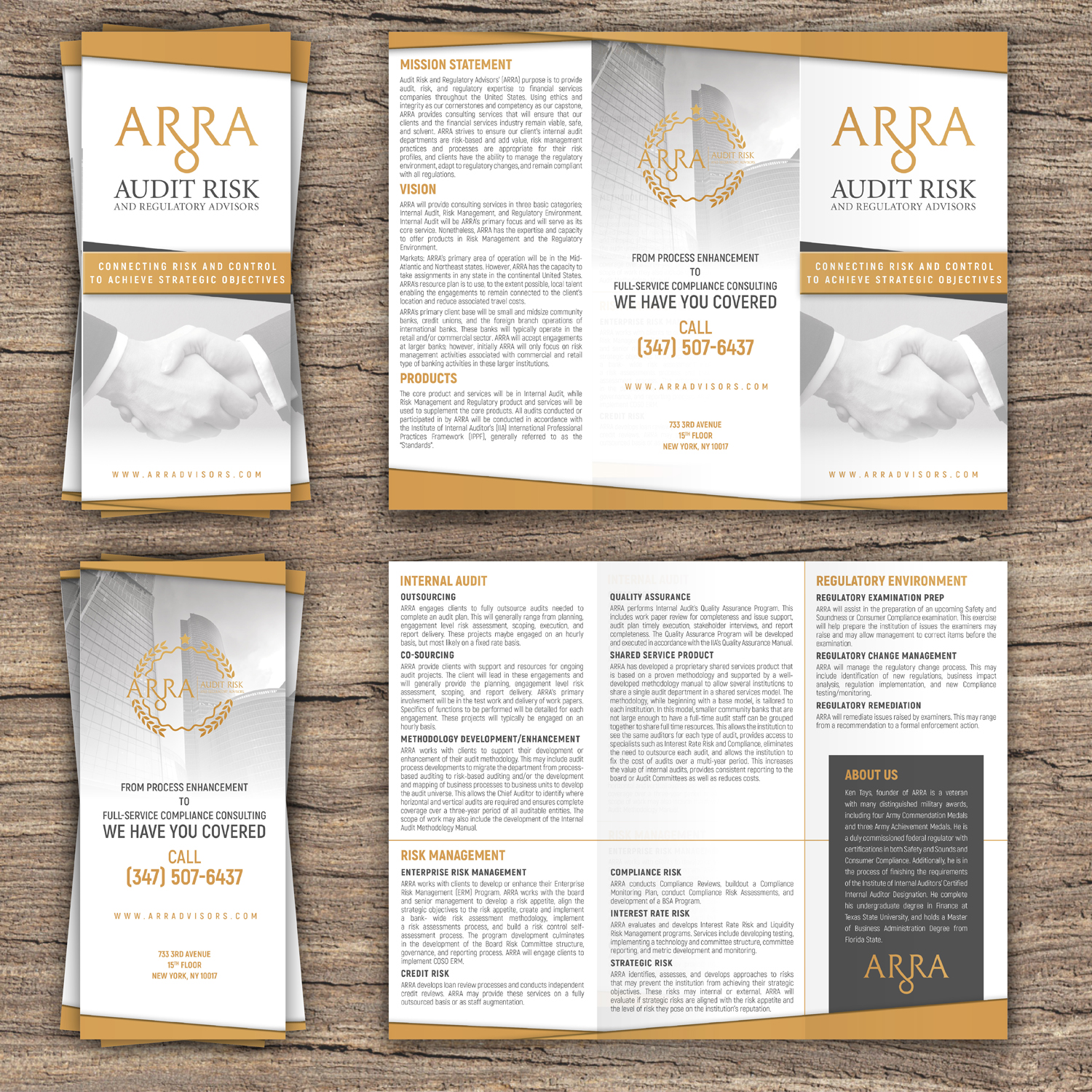 Flyer Design by Katyas Art and Design for Audit Risk and Regulatory Advisors | Design #15560516