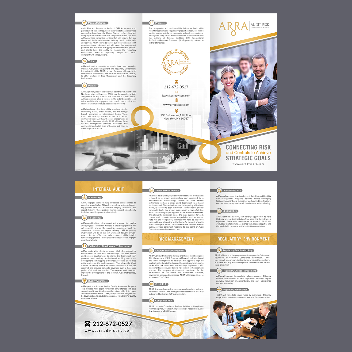 Flyer Design by debdesign for Audit Risk and Regulatory Advisors | Design #15577747