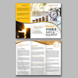 Flyer Design by creative.bugs for Audit Risk and Regulatory Advisors | Design: #15555281