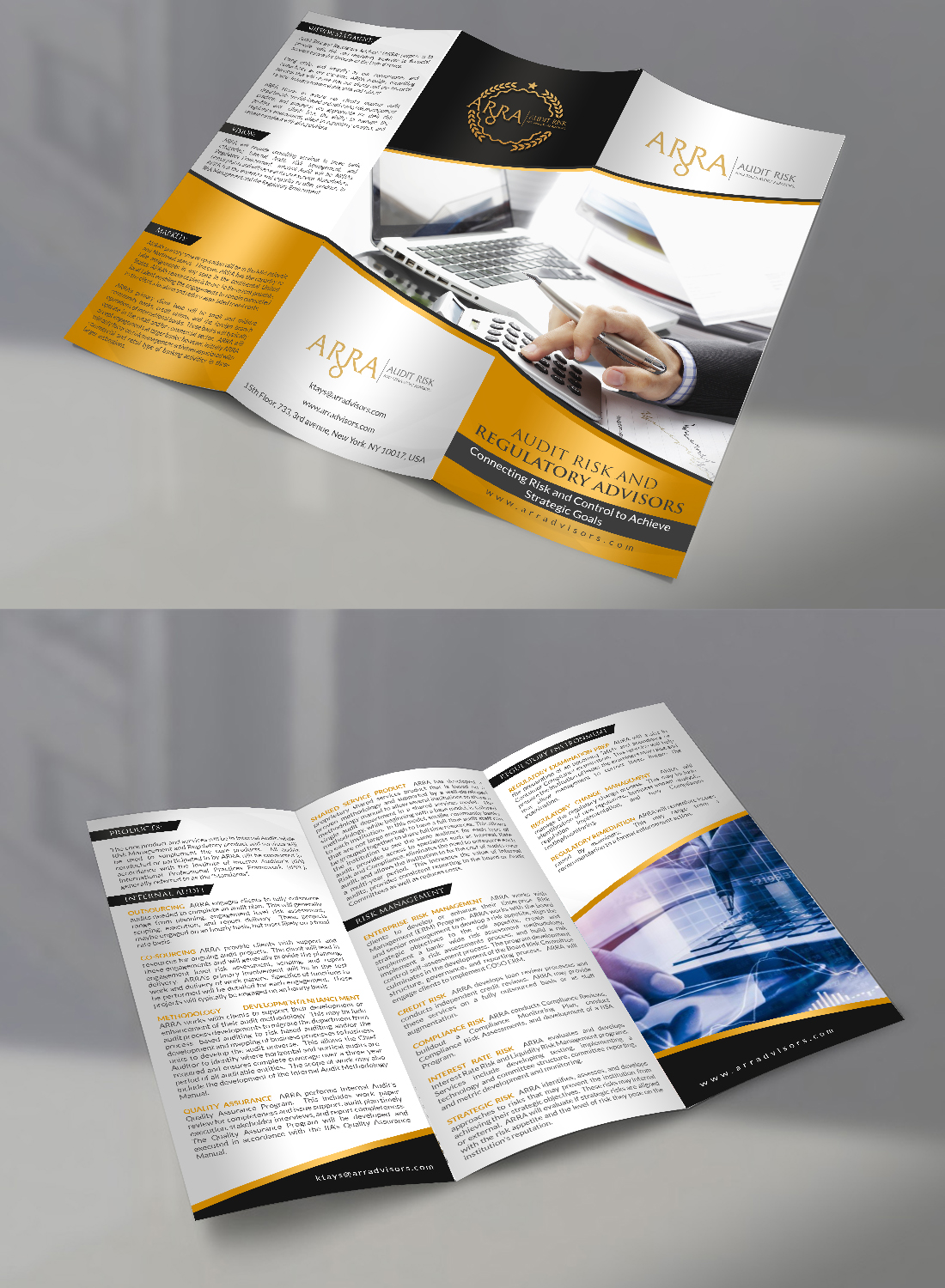 Flyer Design by creative.bugs for Audit Risk and Regulatory Advisors | Design #15560951