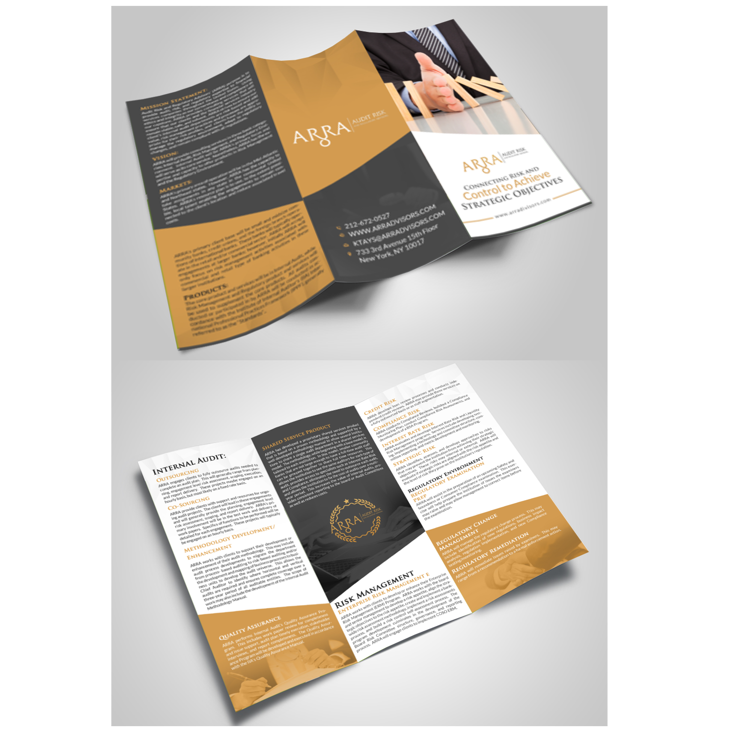 Flyer Design by creative.bugs for Audit Risk and Regulatory Advisors | Design #15561649