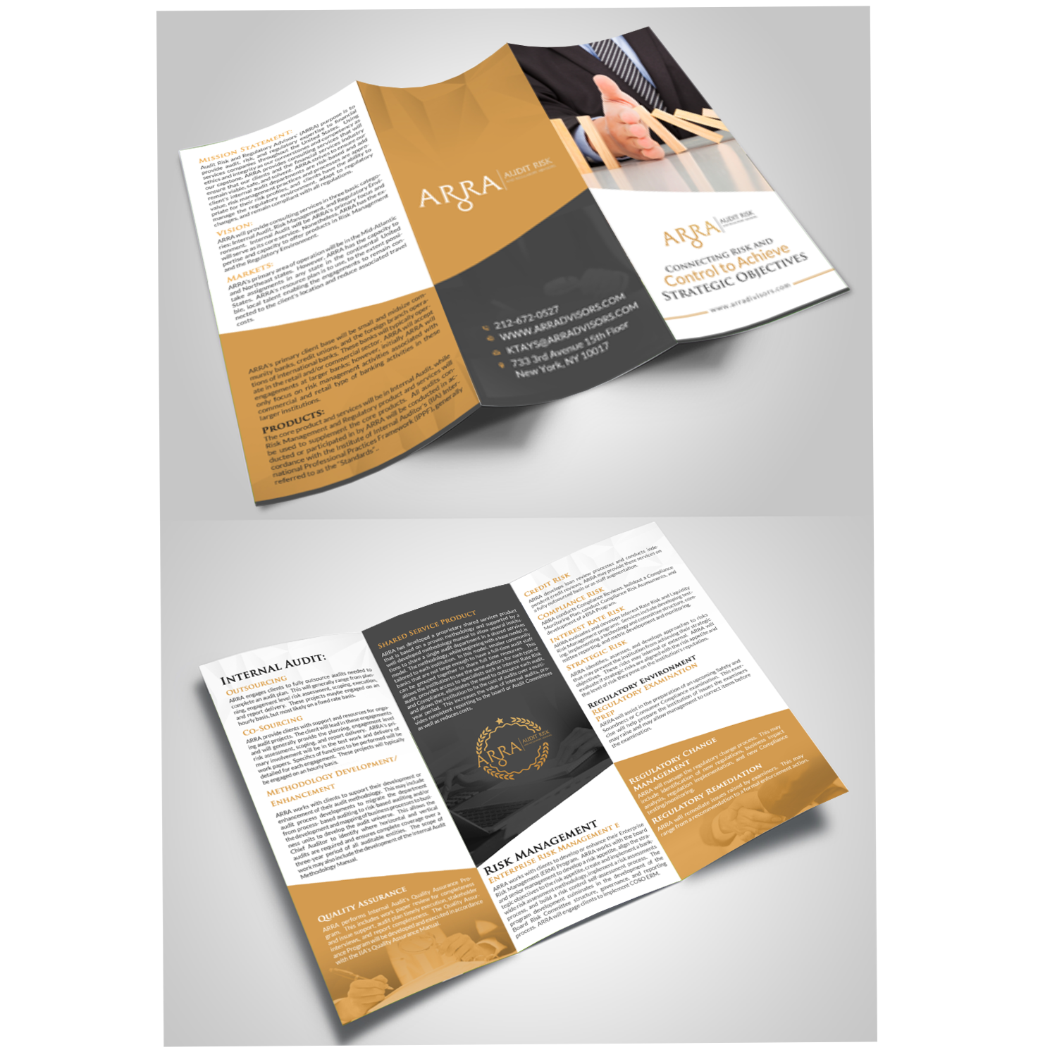Flyer Design by creative.bugs for Audit Risk and Regulatory Advisors | Design #15570986