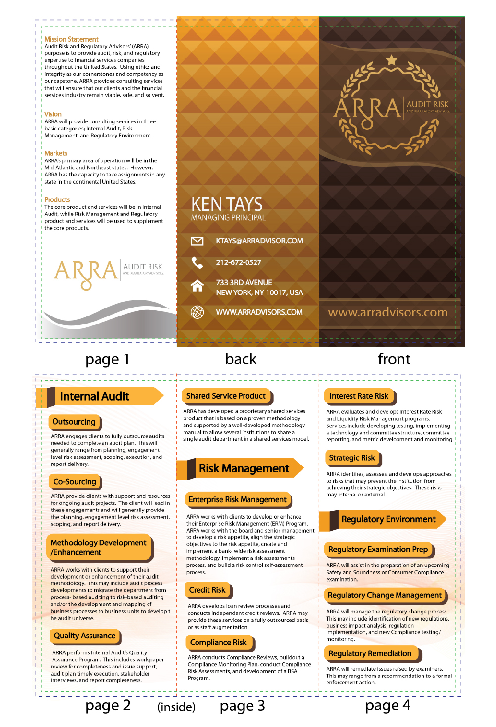 Flyer Design by DesignerGuide for Audit Risk and Regulatory Advisors | Design #15553528