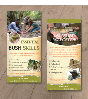 Essential Bush Skills DL flyer | Flyer Design by alex989