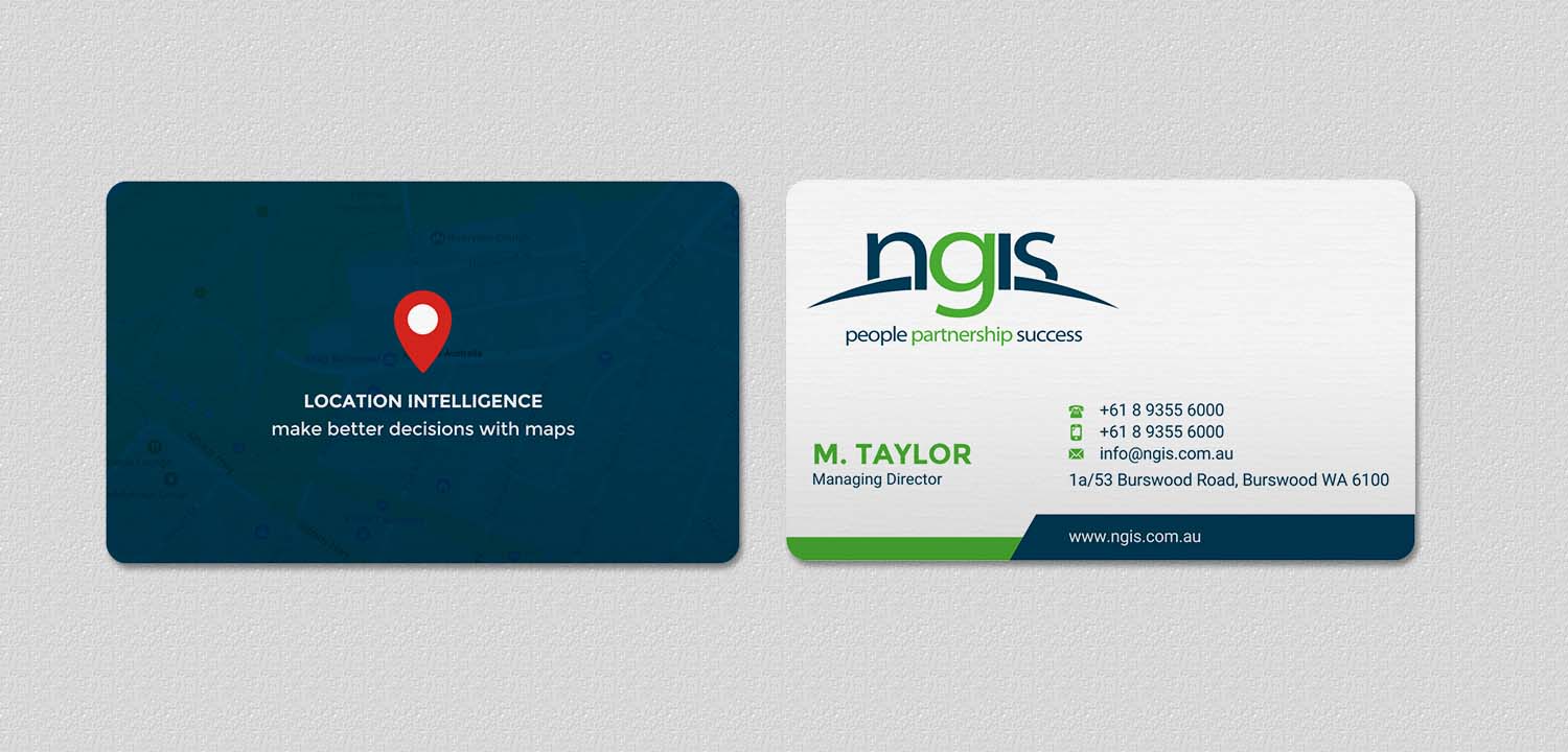 Diseño de Tarjeta de Presentación por INDIAN_Ashok para NGIS Australia | Diseño #15560537