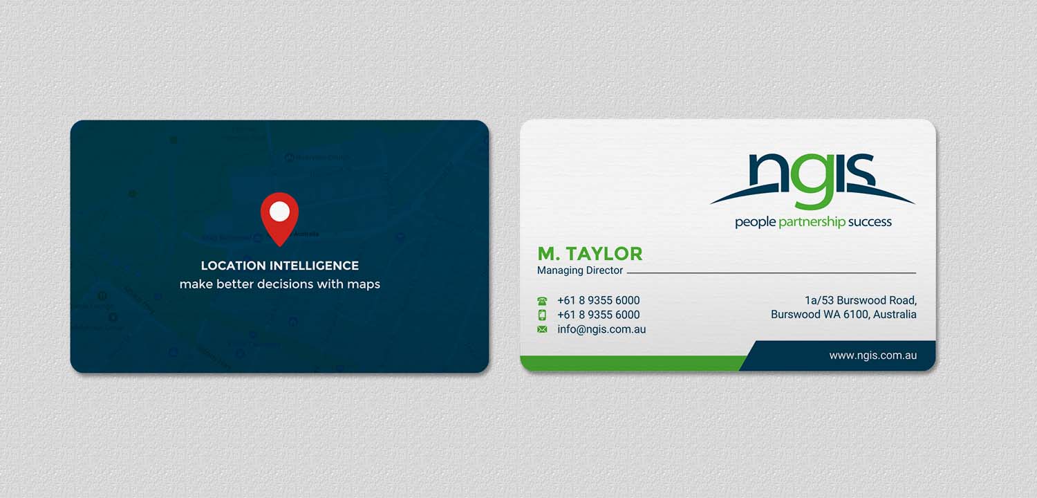 Diseño de Tarjeta de Presentación por INDIAN_Ashok para NGIS Australia | Diseño #15560541