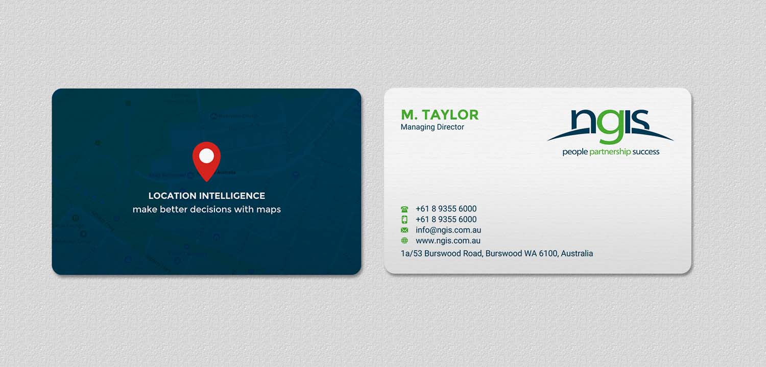 Business Card Design by INDIAN_Ashok for NGIS Australia | Design #15560543