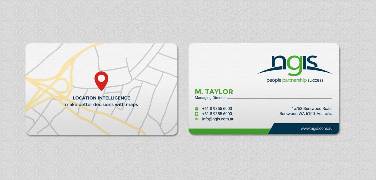 Diseño de Tarjeta de Presentación por INDIAN_Ashok para NGIS Australia | Diseño #15560544