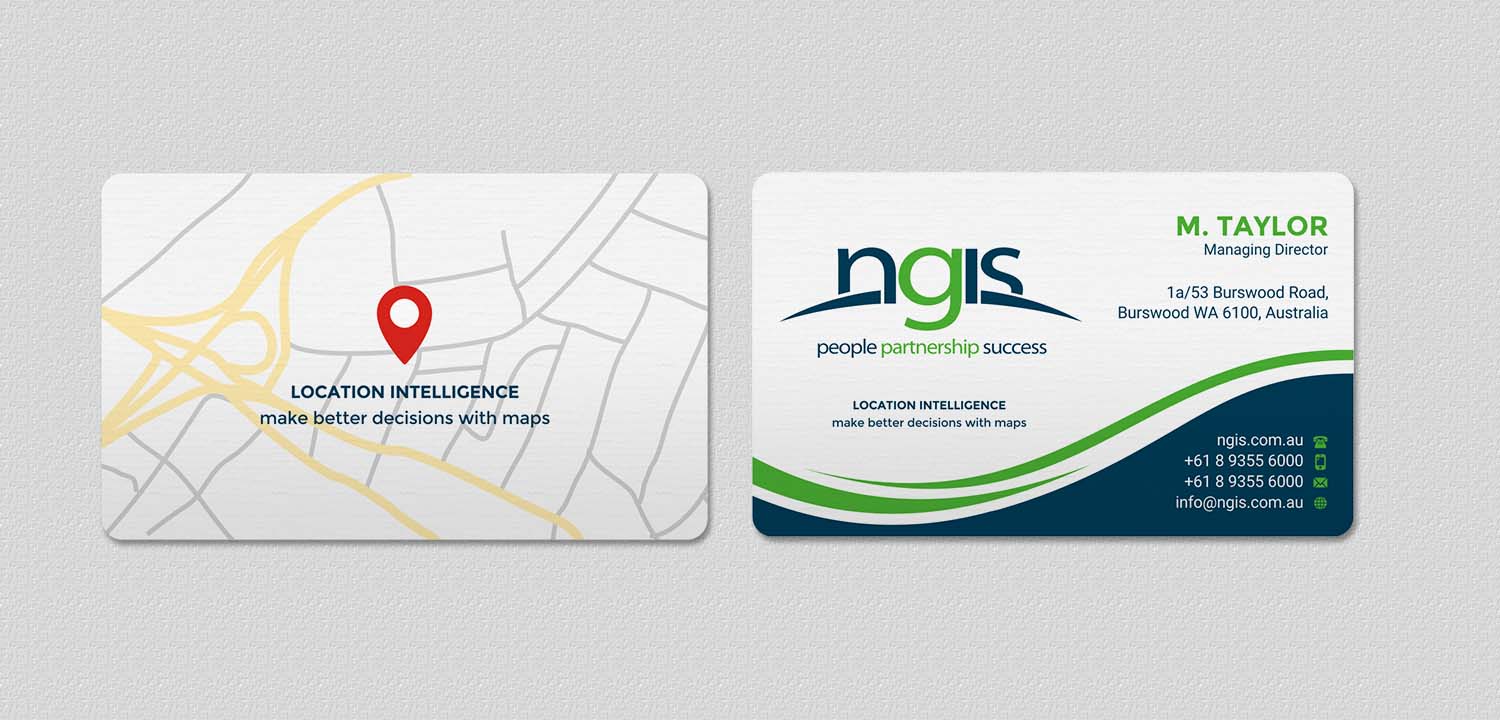 Diseño de Tarjeta de Presentación por INDIAN_Ashok para NGIS Australia | Diseño #15560545