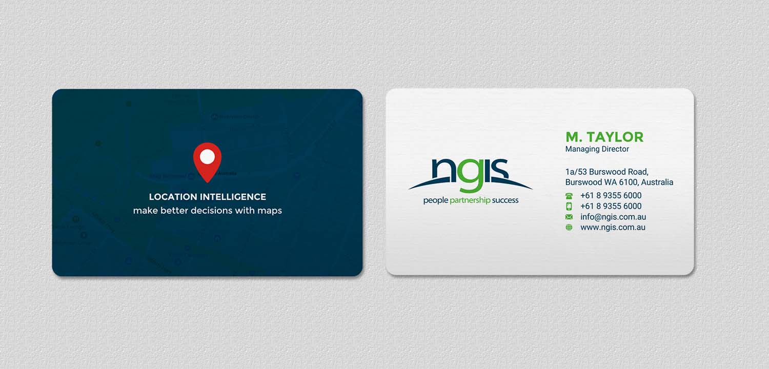 Diseño de Tarjeta de Presentación por INDIAN_Ashok para NGIS Australia | Diseño #15560547