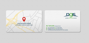 Diseño de Tarjeta de Presentación por INDIAN_Ashok para NGIS Australia | Diseño: #15560549